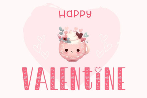 Amour - Cute Decorative Font Font AnningArts Design 