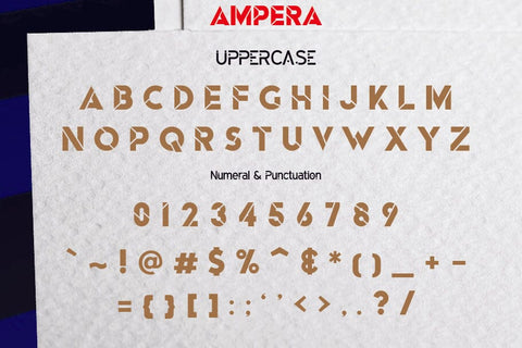 AMPERA Font zafrans studio 