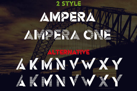 AMPERA Font zafrans studio 