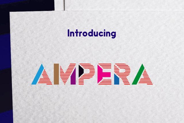AMPERA Font zafrans studio 