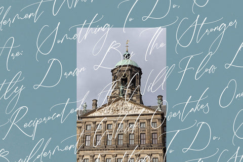 Amsterdam Fieldstar - Beautiful Script Font Font Letterena Studios 