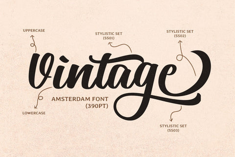 Amsterdam Font Mozarella 