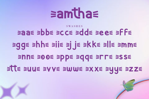 Amtha - A Fun Handwritten Font Font AEN Creative Store 