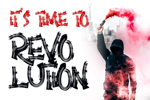 Anarchy Brothers - Strong Handrawn Brush Font Font Mozzatype 