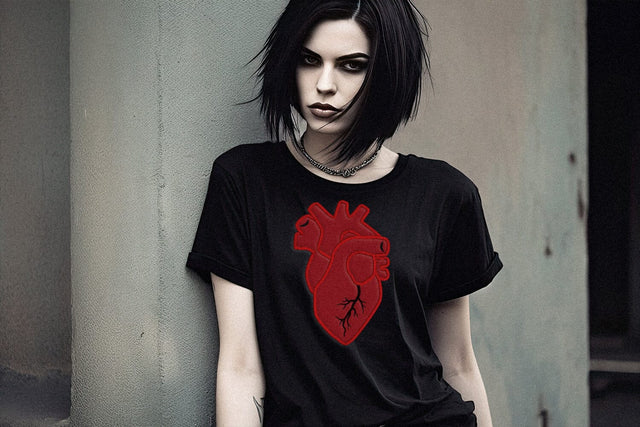 Anatomical Heart Applique Embroidery Embroidery/Applique DESIGNS Designed by Geeks 