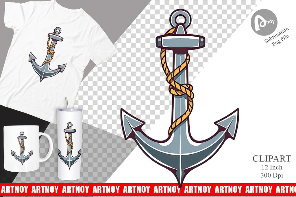 Anchor Rope Clipart - So Fontsy