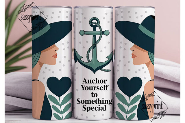 Anchor Yourself Tumbler Wrap Sublimation sassyprint 