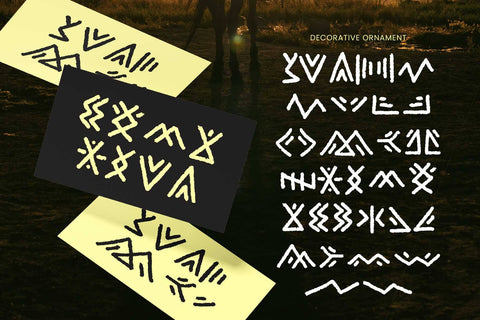 Ancient Curse – Viking Tribal Display Font Font Arterfak Project 