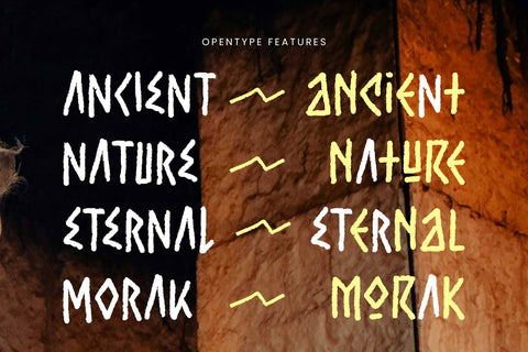 Ancient Curse – Viking Tribal Display Font Font Arterfak Project 