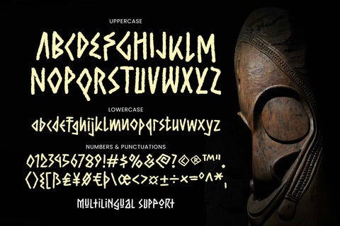 Ancient Curse – Viking Tribal Display Font Font Arterfak Project 