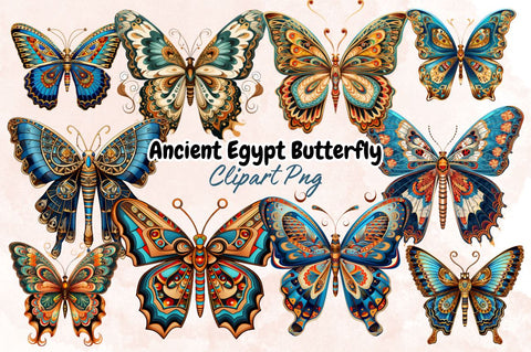Ancient Egypt Butterfly Sublimation Bundle Sublimation Designangry 