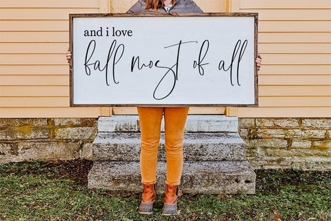 And I Love Fall Most Of All SVG SVG Ikonart Design Shop 