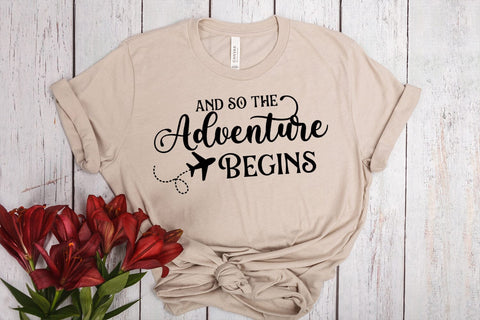 And So the Adventure Begins I Vacation SVG I Travel SVG SVG Happy Printables Club 