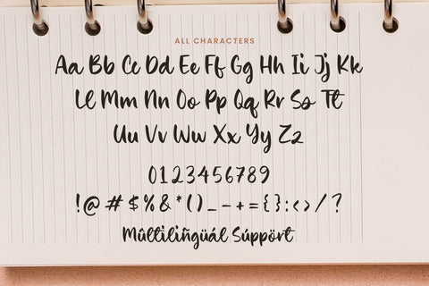 Andreas Palatte - Handwritten Script Font Font Timur type 