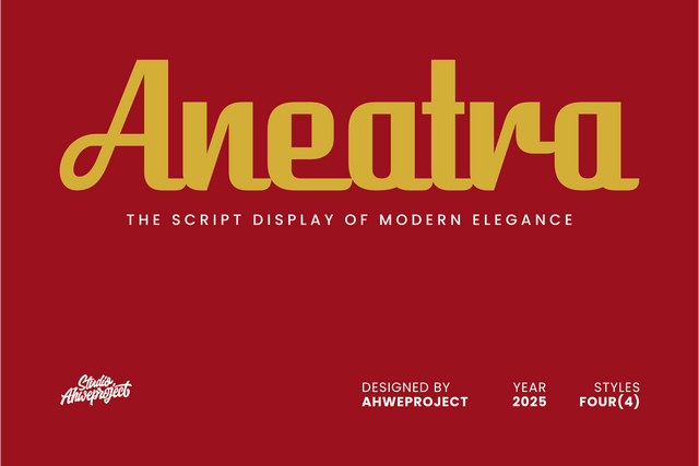 Aneatra Font ahweproject 