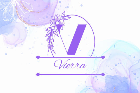 Anemone Line Monogram Font Dm Letter Studio 