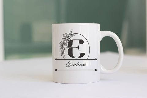 Anemone Line Monogram Font Dm Letter Studio 