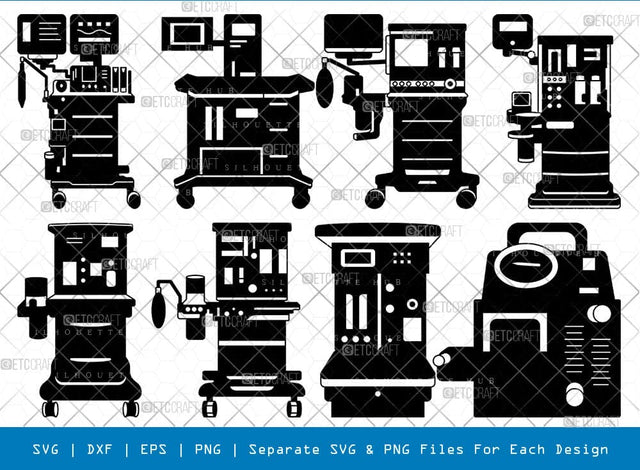 Anesthesia Machines Svg Cricut Cut Files Png Bundle SVG ETC Craft 