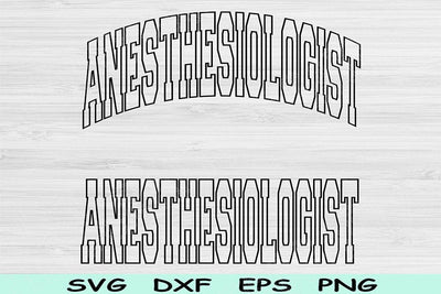 Anesthesiologist Svg Cut Files, Anesthesiologist Png, Nurse Anesthetist Svg Files For Cricut, Nurse Svg Wave Sublimation Digital Designs SVG TiffsCraftyCreations 