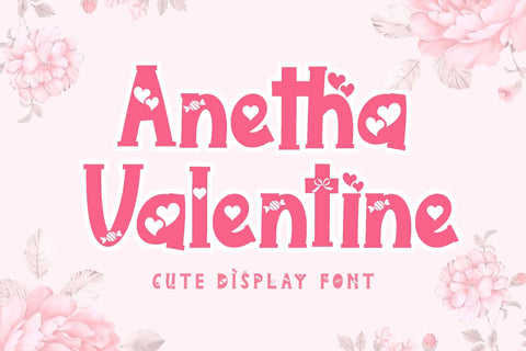 Anetha Valentine Font Prasetya Letter 