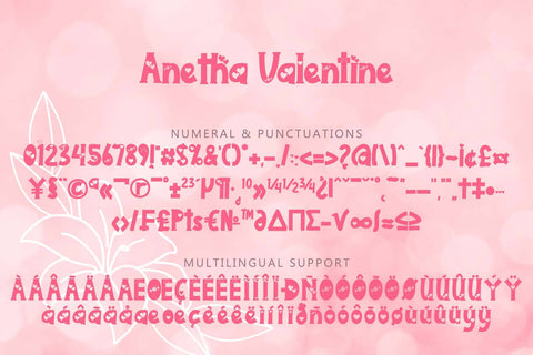 Anetha Valentine Font Prasetya Letter 