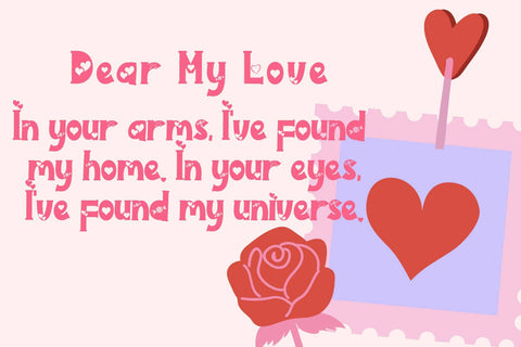 Anetha Valentine Font Prasetya Letter 