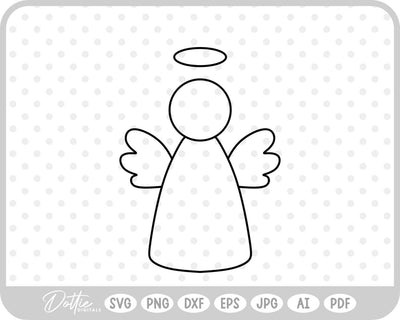 Angel SVG DottieDigitals 