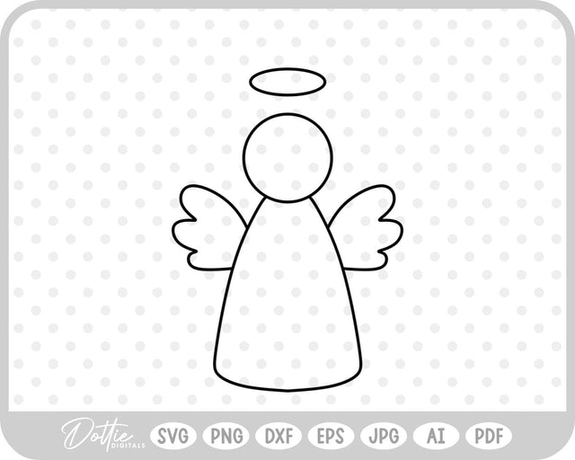 Angel SVG DottieDigitals 