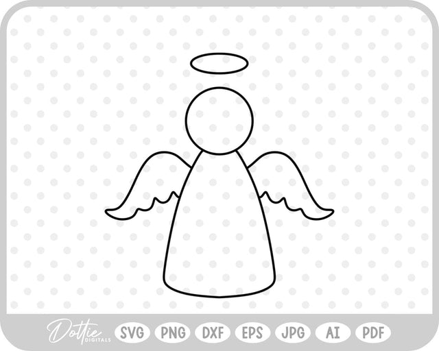 Angel SVG DottieDigitals 