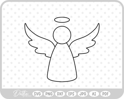 Angel SVG DottieDigitals 