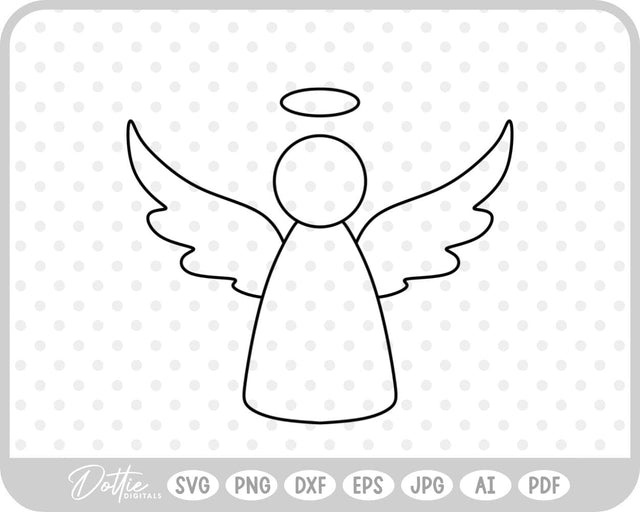 Angel SVG DottieDigitals 