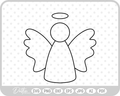 Angel SVG DottieDigitals 