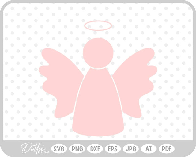 Angel SVG DottieDigitals 