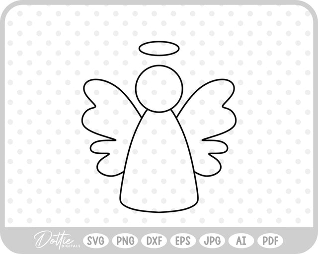 Angel SVG DottieDigitals 