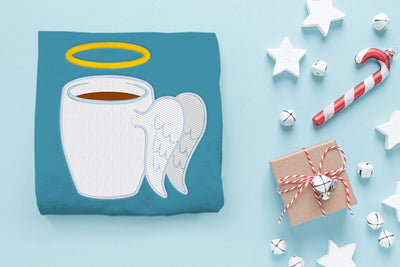 Angel Wing Mug Mini Embroidery Embroidery/Applique DESIGNS Risa Rocks It 