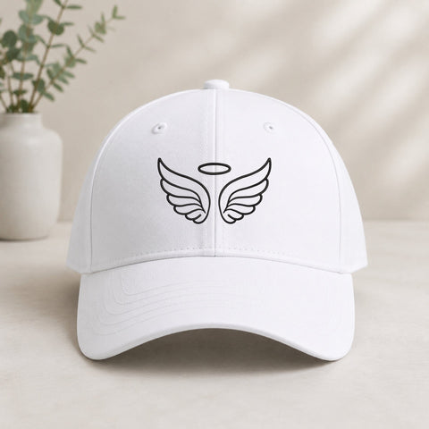 Angel Wings Halo Machine Embroidery Design – Memorial Wings Outline Embroidery File Embroidery/Applique DESIGNS PatternFeed8 