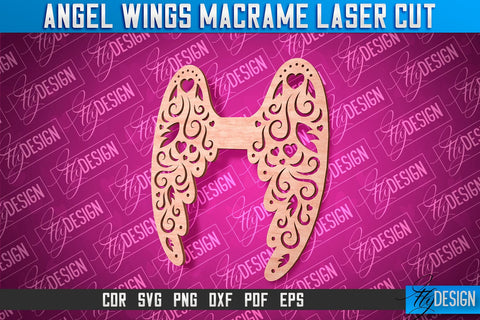 Angel Wings SVG Design | Angel SVG Design SVG Fly Design 