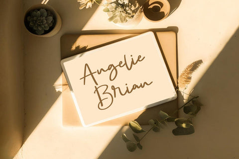 Angela Christmas Font Afandi Studio 