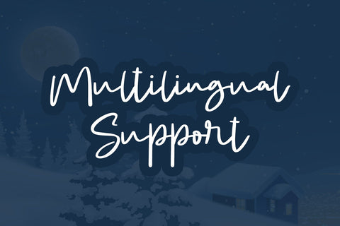 Angela Christmas Font Afandi Studio 