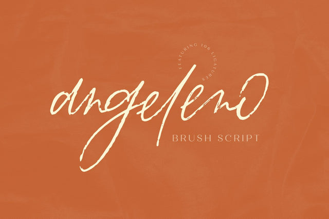 Angeleno Brush Script Font Beck McCormick 
