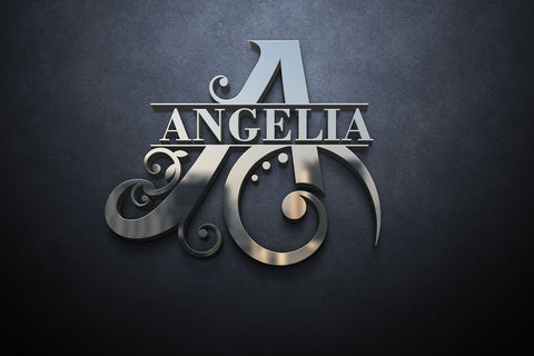 Angelia Monogram - Luxury Monogram Font Mozzatype 