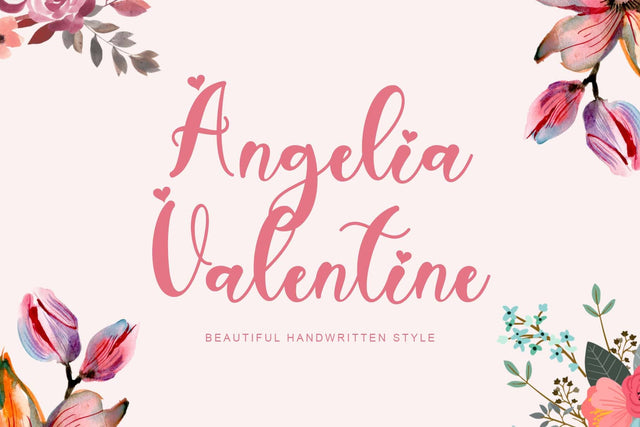 Angelia Valentine Font Prasetya Letter 