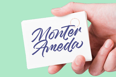 Angeloy Bartesu - Bold Handwritten Font Font Letterena Studios 