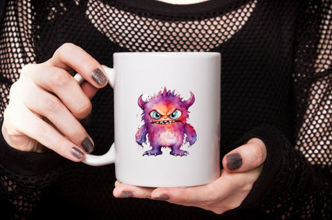 Angry Monster Watercolor Sublimation Bundle Sublimation Designangry 