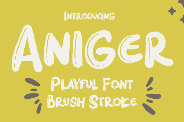 Aniger Font gatype 