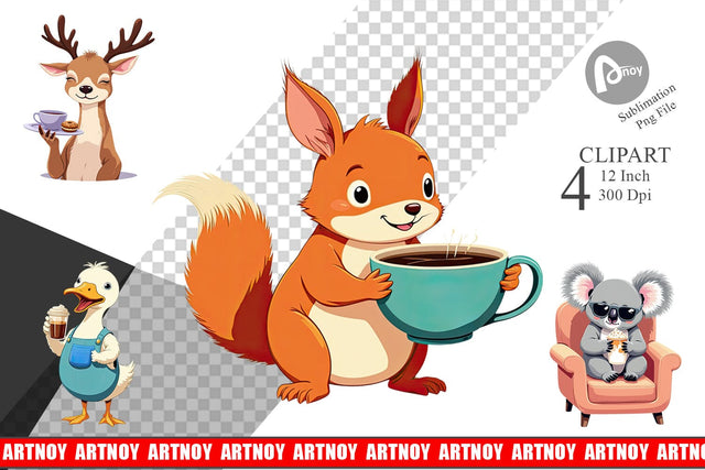 Animal Finest Brew Clipart Sublimation artnoy 