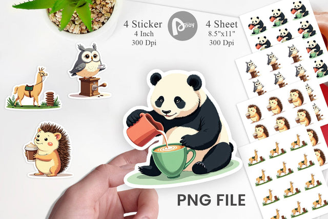 Animal Finest Brew Sticker Sublimation artnoy 