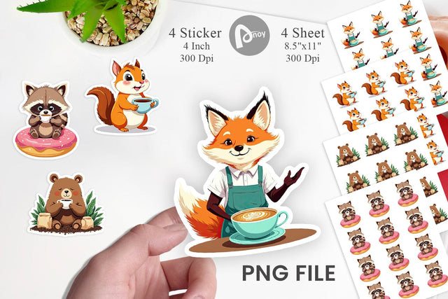 Animal Finest Brew Sticker Sublimation artnoy 