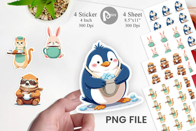 Animal Finest Brew Sticker Sublimation artnoy 