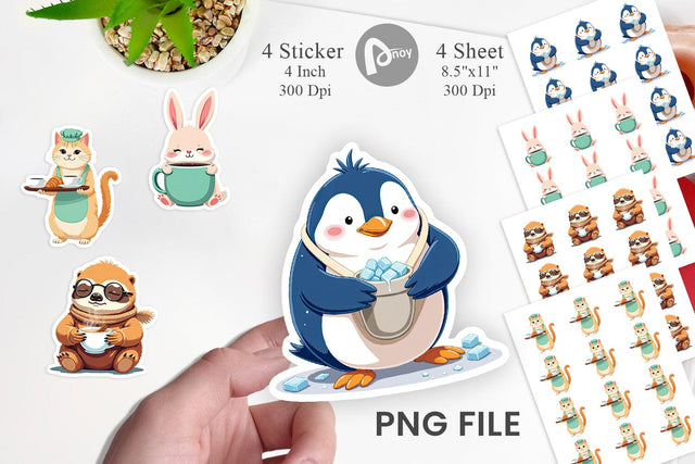 Animal Finest Brew Sticker Sublimation artnoy 